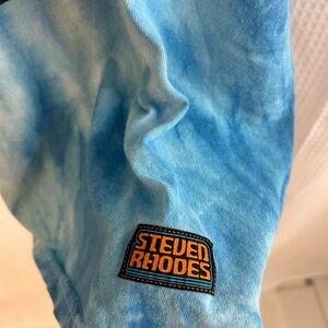 Steve Rhodes “E is for Existential Dread” tie-dyed tee